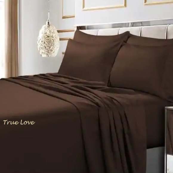 100% Cotton 4 piece Bed Sheet Set size Queen